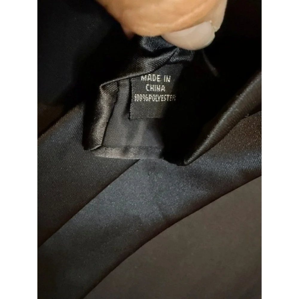 Men's Black Bespoke Neck Tie OS